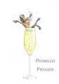 TRISH WILLIAMS GREETINGS CARD - PROSECCO PRINCESS